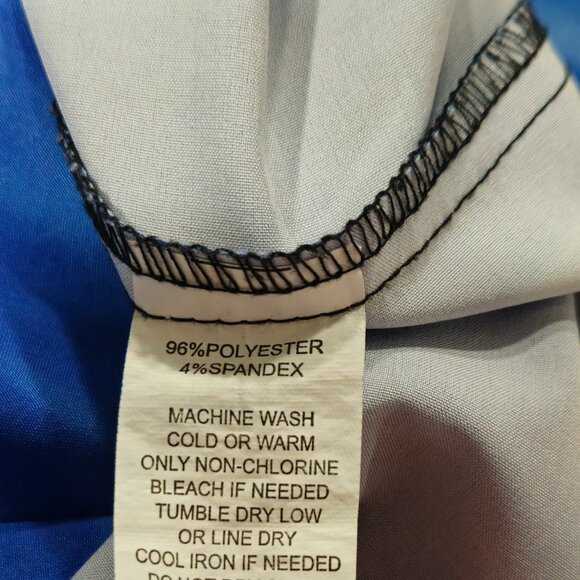 Benny’s Blue Flame Button Front Shirt Men’s M - Picture 5 of 6